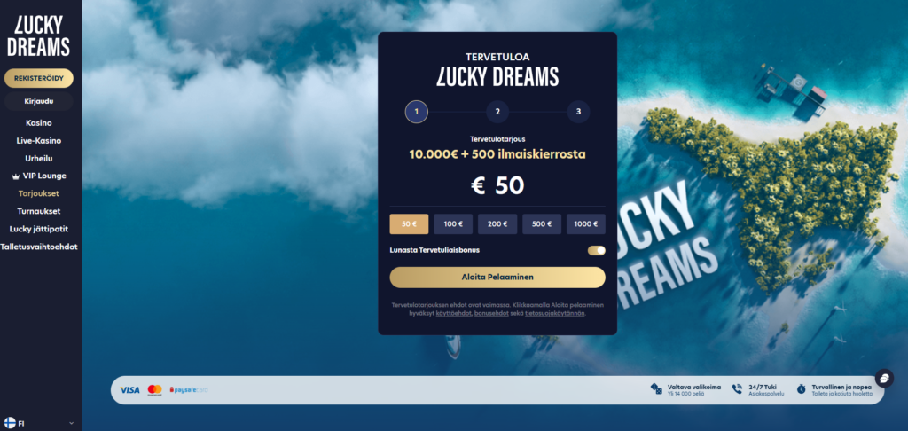 Lucky Dreams Casino kokemuksia