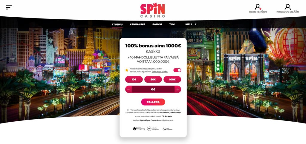 Spin Casino kokemuksia