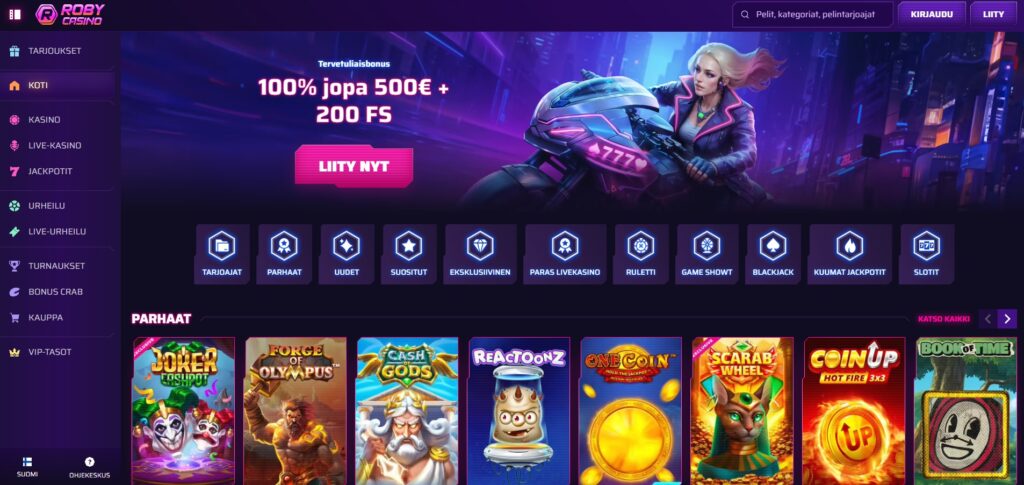 Roby Casino kokemuksia