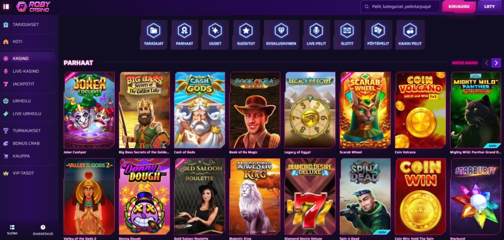 Roby Casino kokemuksia
