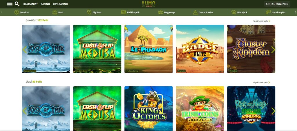 Lumo Casino kokemuksia