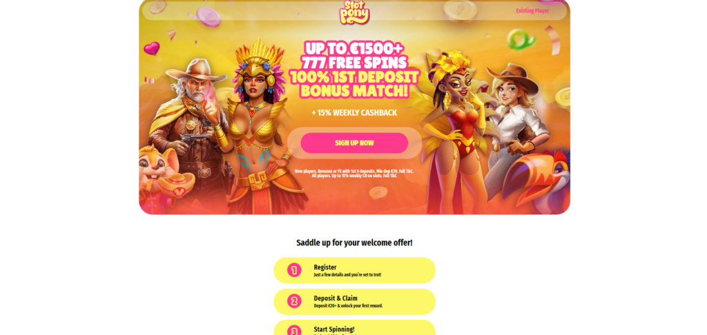 Slot Pony Casino bonus