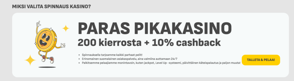 Spinnaus Kasino bonus