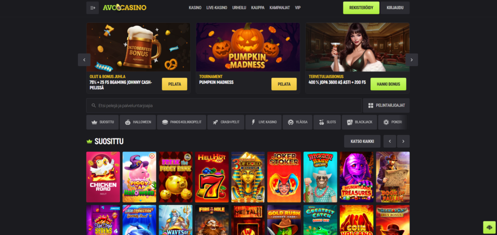 Avo Casino kokemuksia