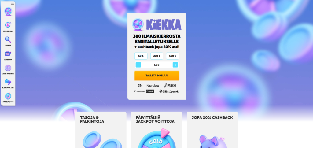 Kiekka Kasino kokemuksia