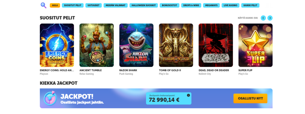 Kiekka Kasino arvostelu