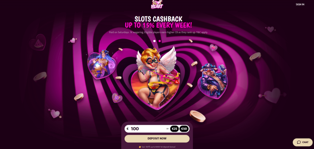 Slot Heart Casino kokemuksia