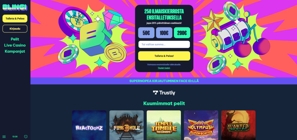 Blingi Kasino kokemuksia