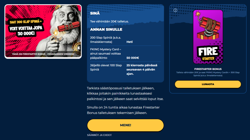 Shokker Casino bonus