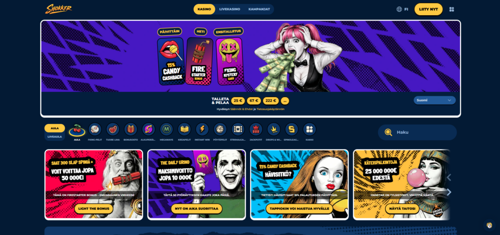 Shokker Casino kokemuksia