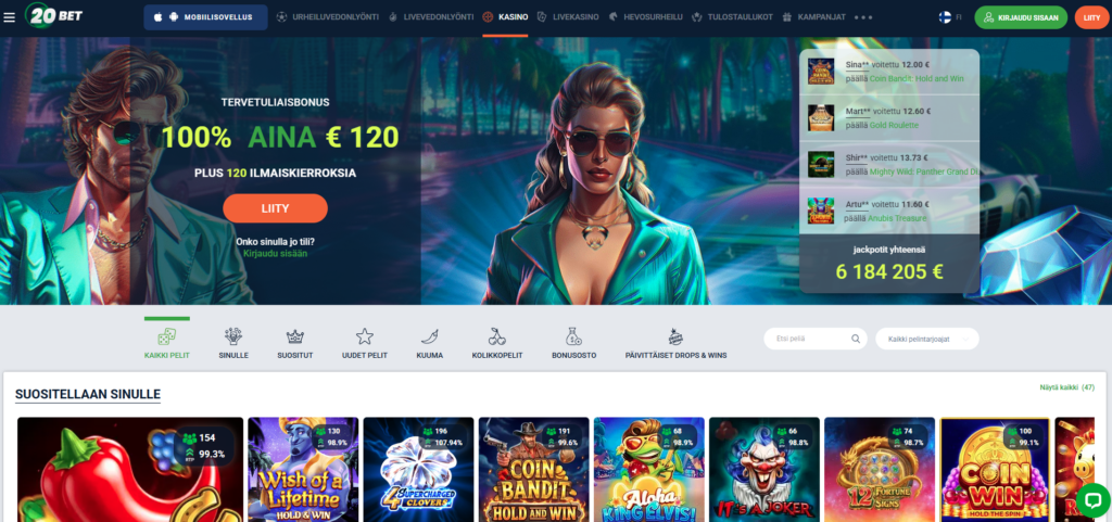 20bet kokemuksia