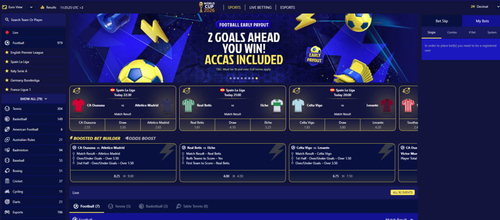 Quickz Casino vedonlyönti