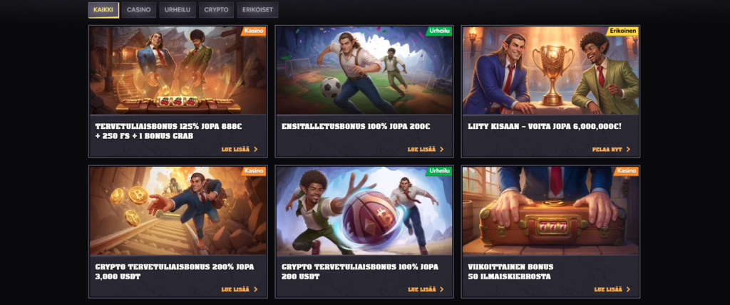 Wintino Casino bonus